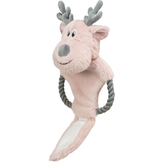 Trixie Christmas Reindeer Rope Plush Dog Toy