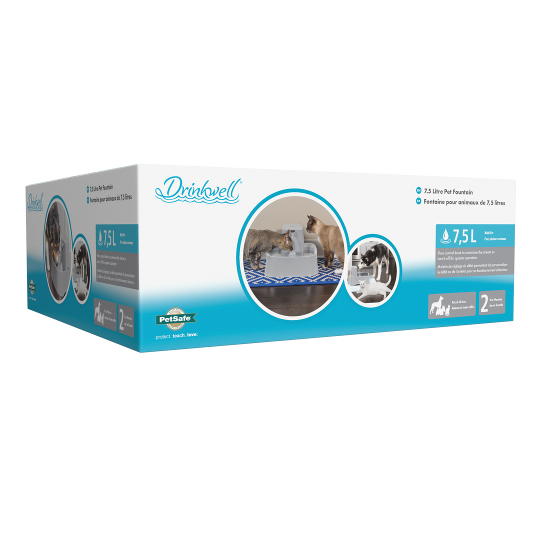 PetSafe Drinkwell 7.5 Litre Pet Fountain retail box