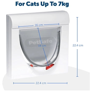 Petsafe Staywell Classic Cat Flap – Magnetic 4-Way Locking System