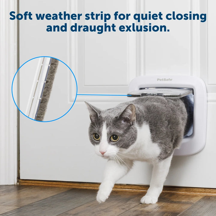 Petsafe Manual-Locking Cat Flap – White