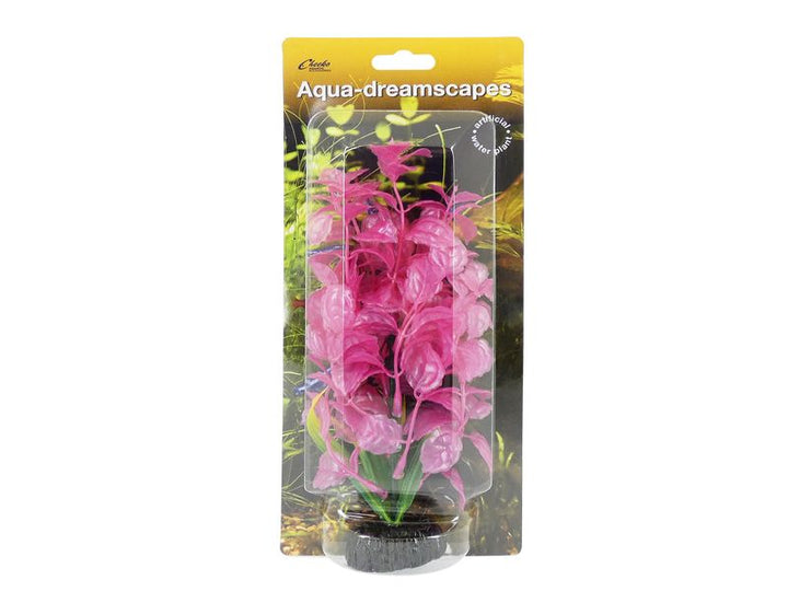 Pink White Small Leaf Plastic Plant