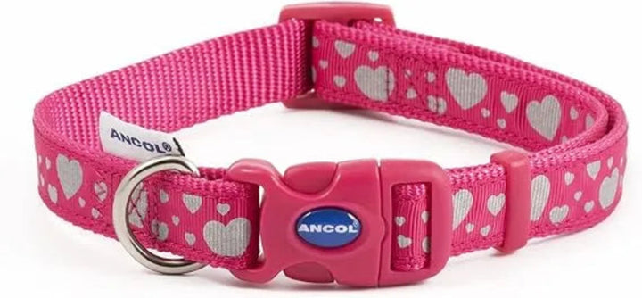 Pink Reflective HTS Adjustable Collar S2-