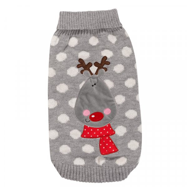 Polka Rudolph Jumper - PetWorld
