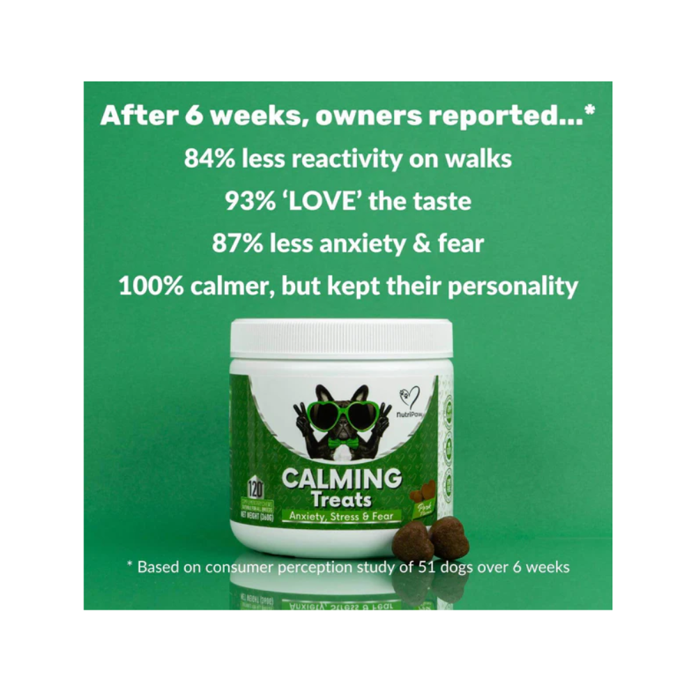Nutripaw Calming Treats for Dogs for Anxiety, Stress and Fear