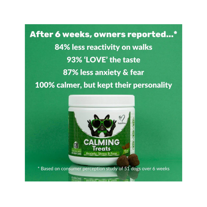 Nutripaw Calming Treats for Dogs for Anxiety, Stress and Fear