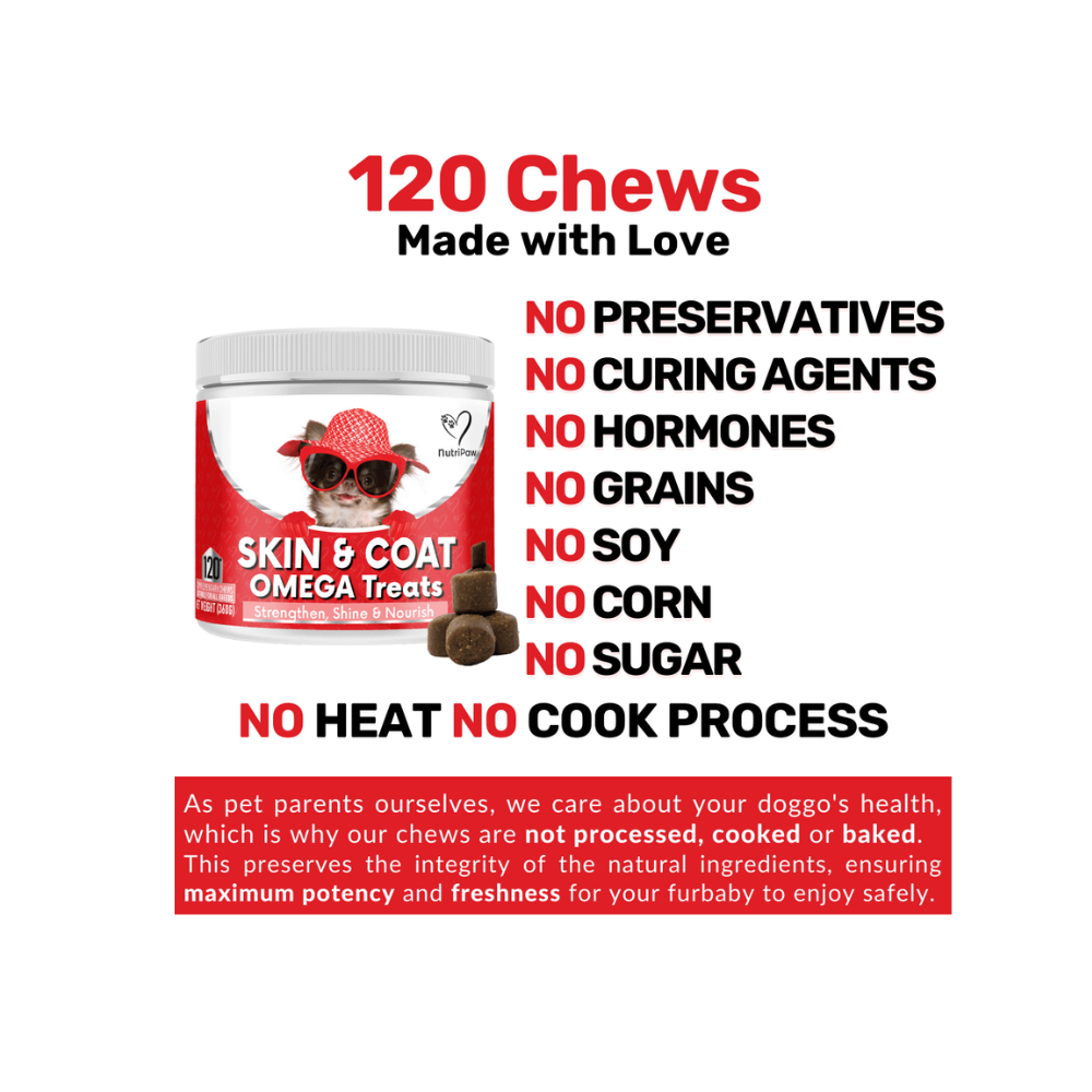 Nutripaw Skin and Coat Omega Treats