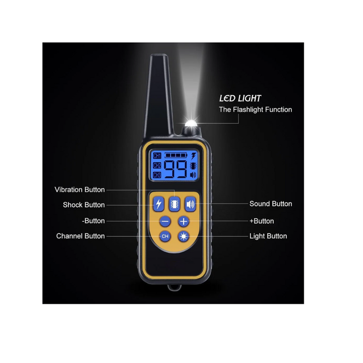 Pawguard Dog Training  Collar T776 Rechargeable, Long range