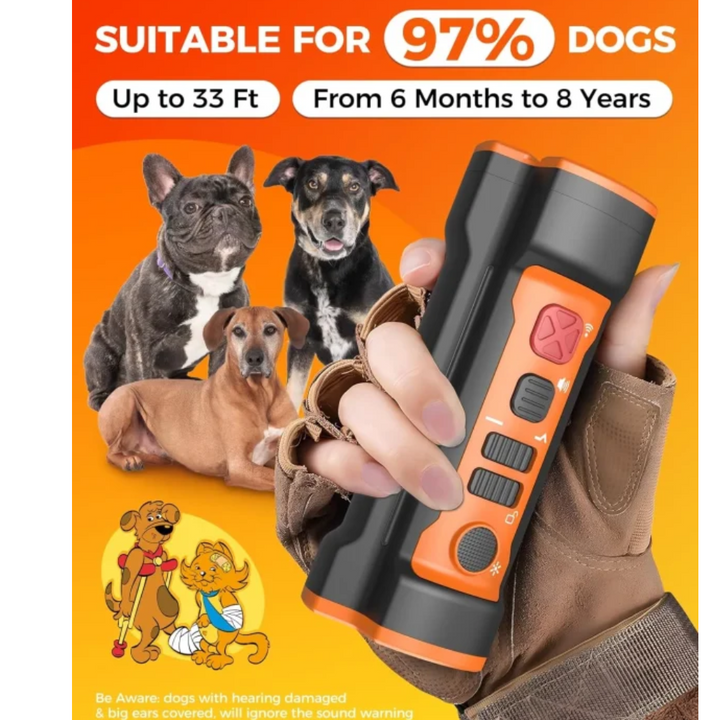 Pawguard Long Range Ultrasonic Bark Control – Advanced Anti-Barking Trainer