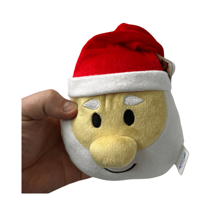 Good Boy Santa Head Soft Plush Dog Toy