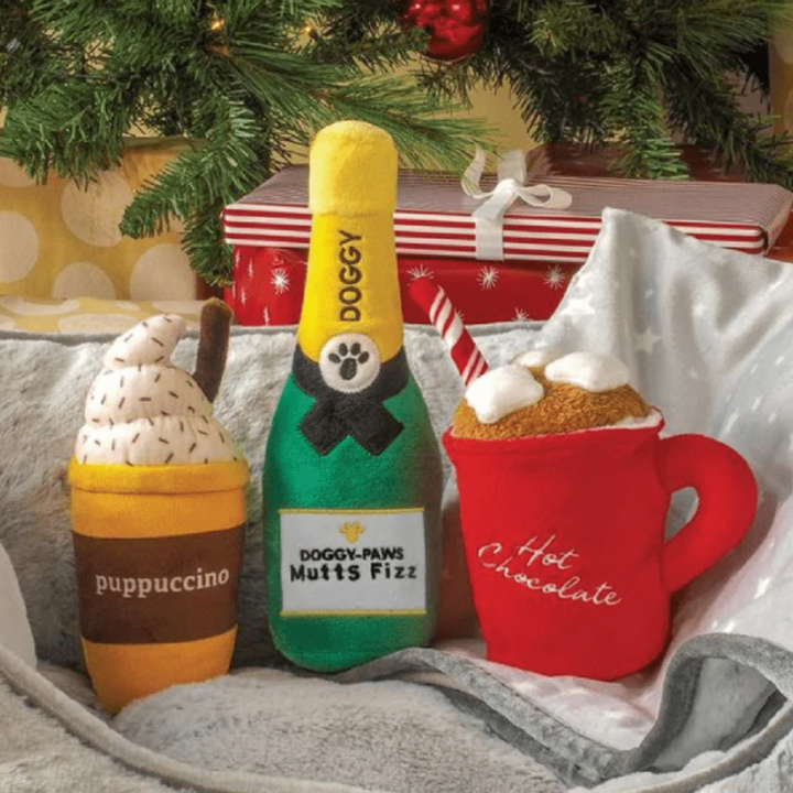 Mutts Fizz- Plush squeek toy