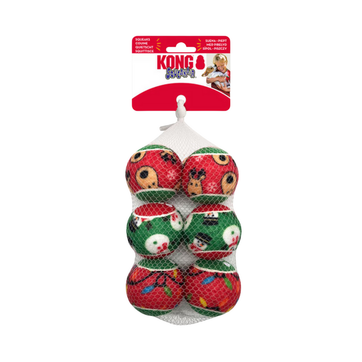 Kong Holiday Balls 6 Pk