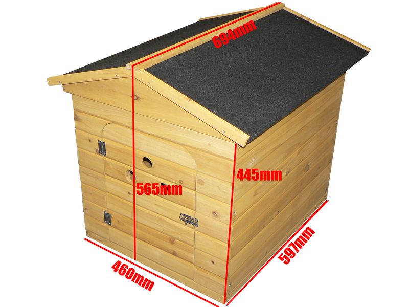 Wooden Dog Kennel With Door
