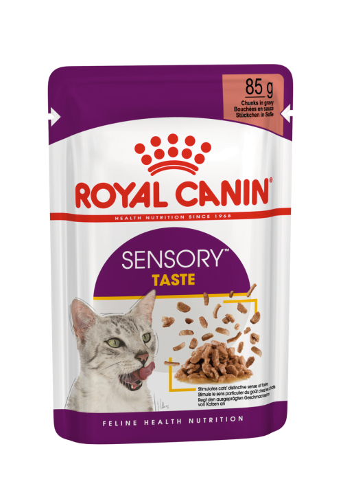 Royal Canin Sensory Taste Cat Food (In Gravy) 85g.