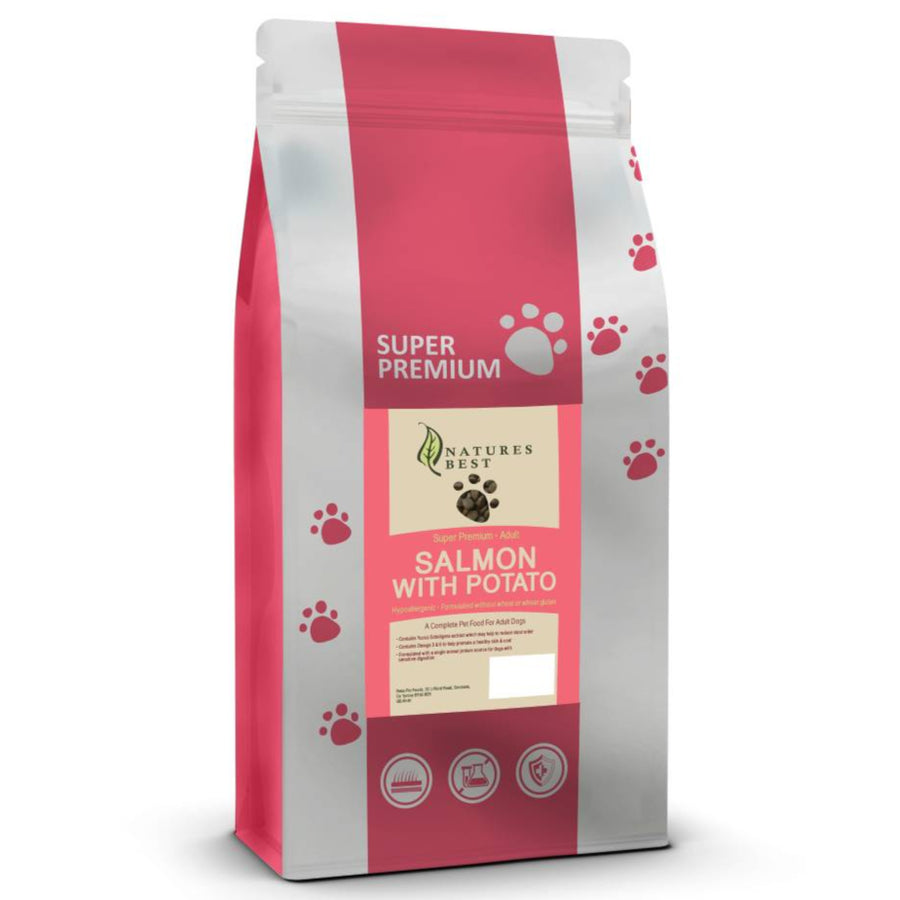 super premium Natures Best Adult Salmon & Potato