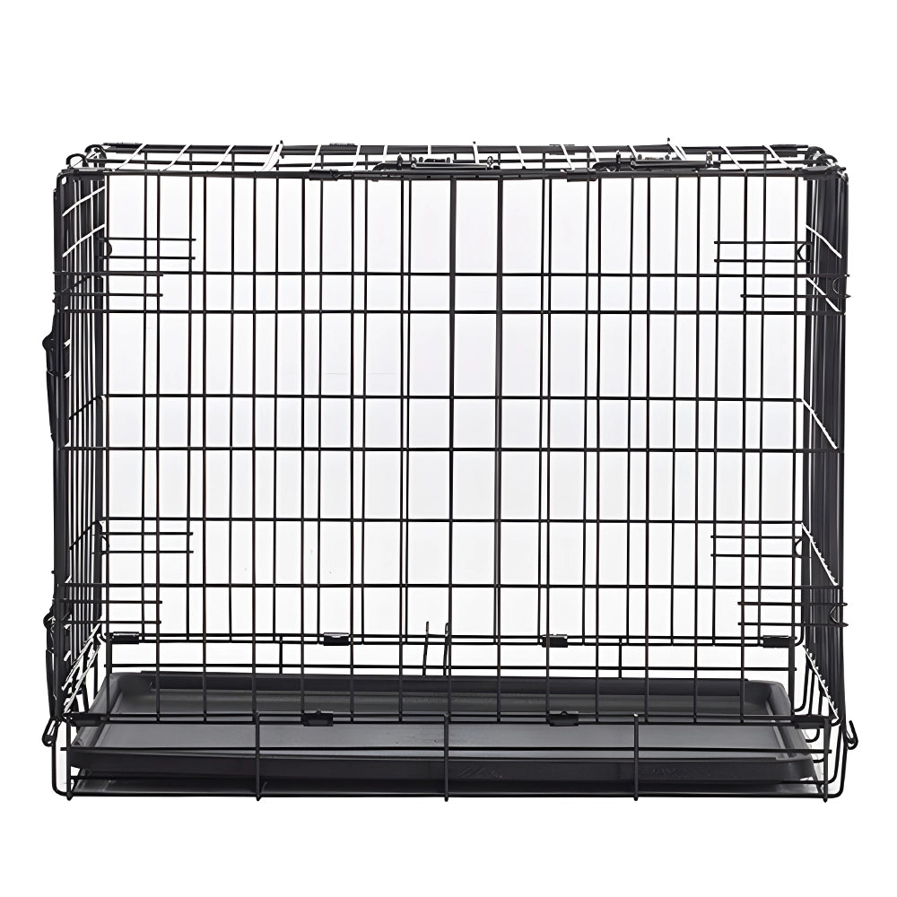 61cm Savic Dog Cottage Crate Black