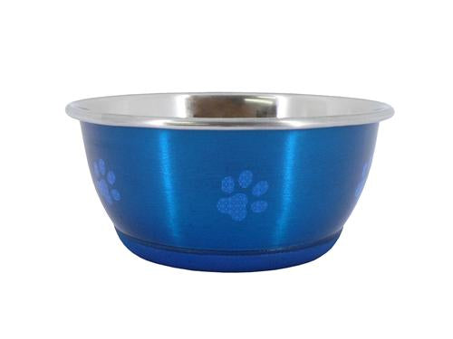 Super Fusion Blue Non-slip Dog Bowl