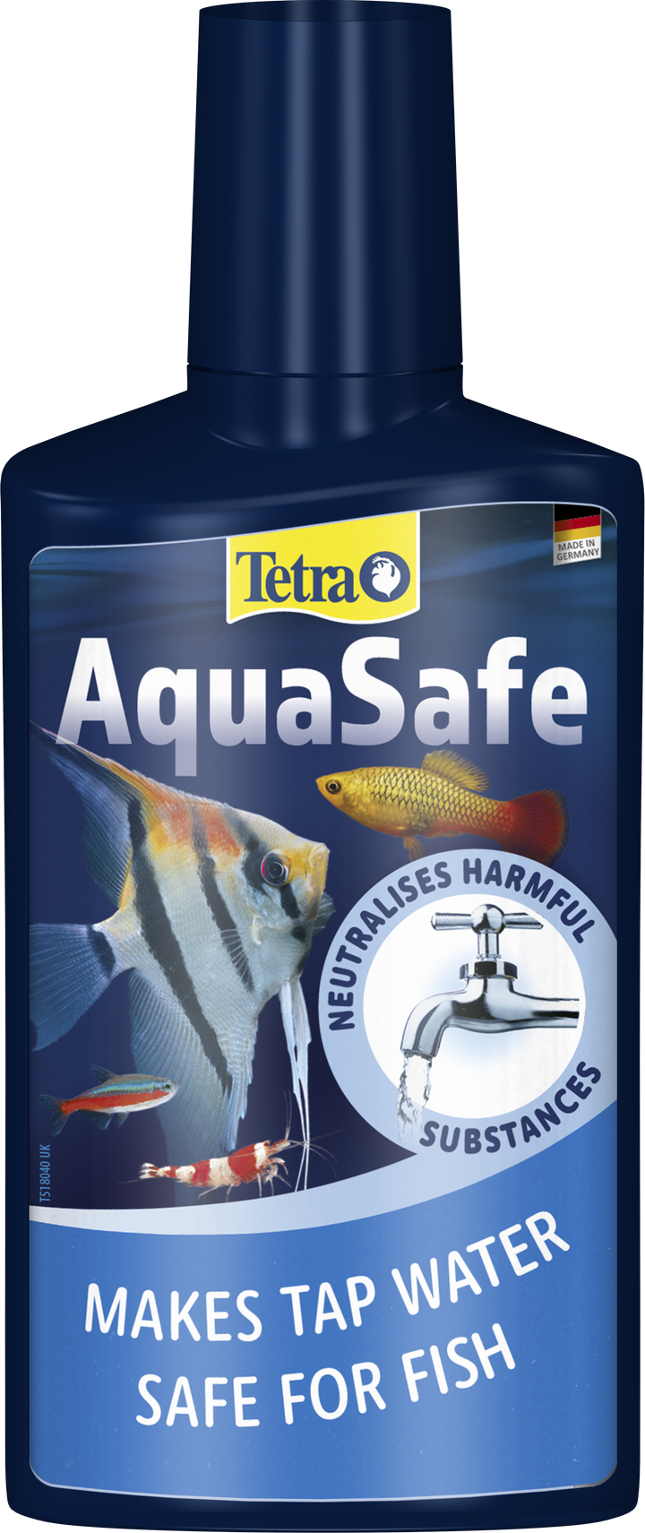 Tetra AquaSafe Water Conditioner 250ml bottle, front