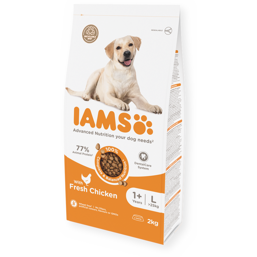IAMS Adult Large Breed Dog Food with Chicken 12kg