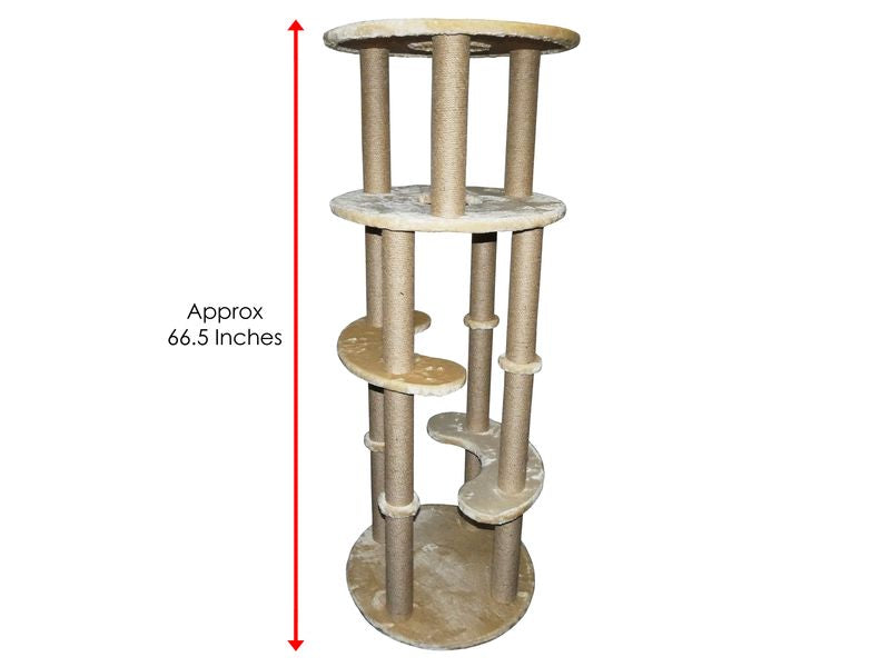 Pawise Cat Columns Scratching Post 60x60x174cm