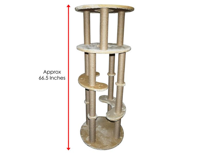Pawise Cat Columns Scratching Post 60x60x174cm