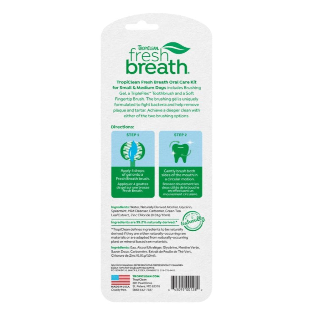 Fresh Breath Teeth Kit For Small/Medium Dogs 59ml