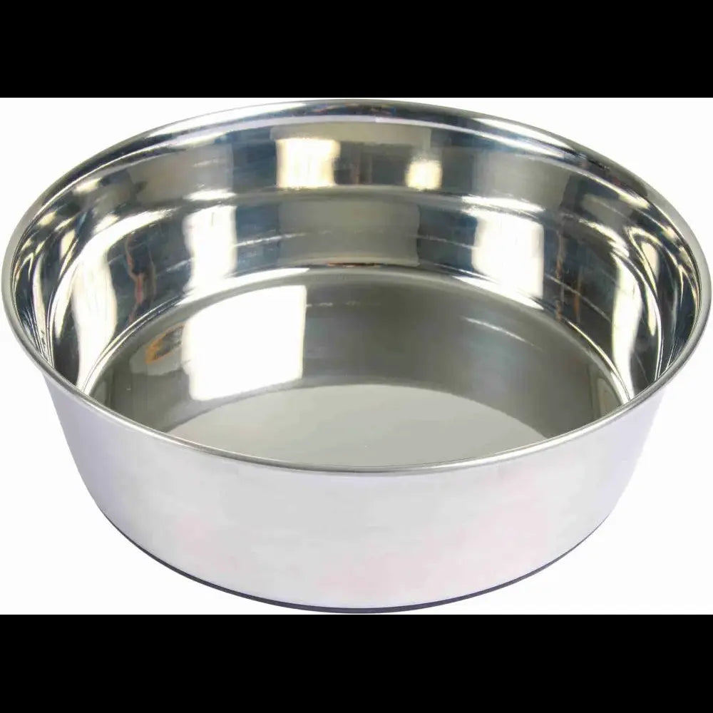 Large stainless dog bowl
