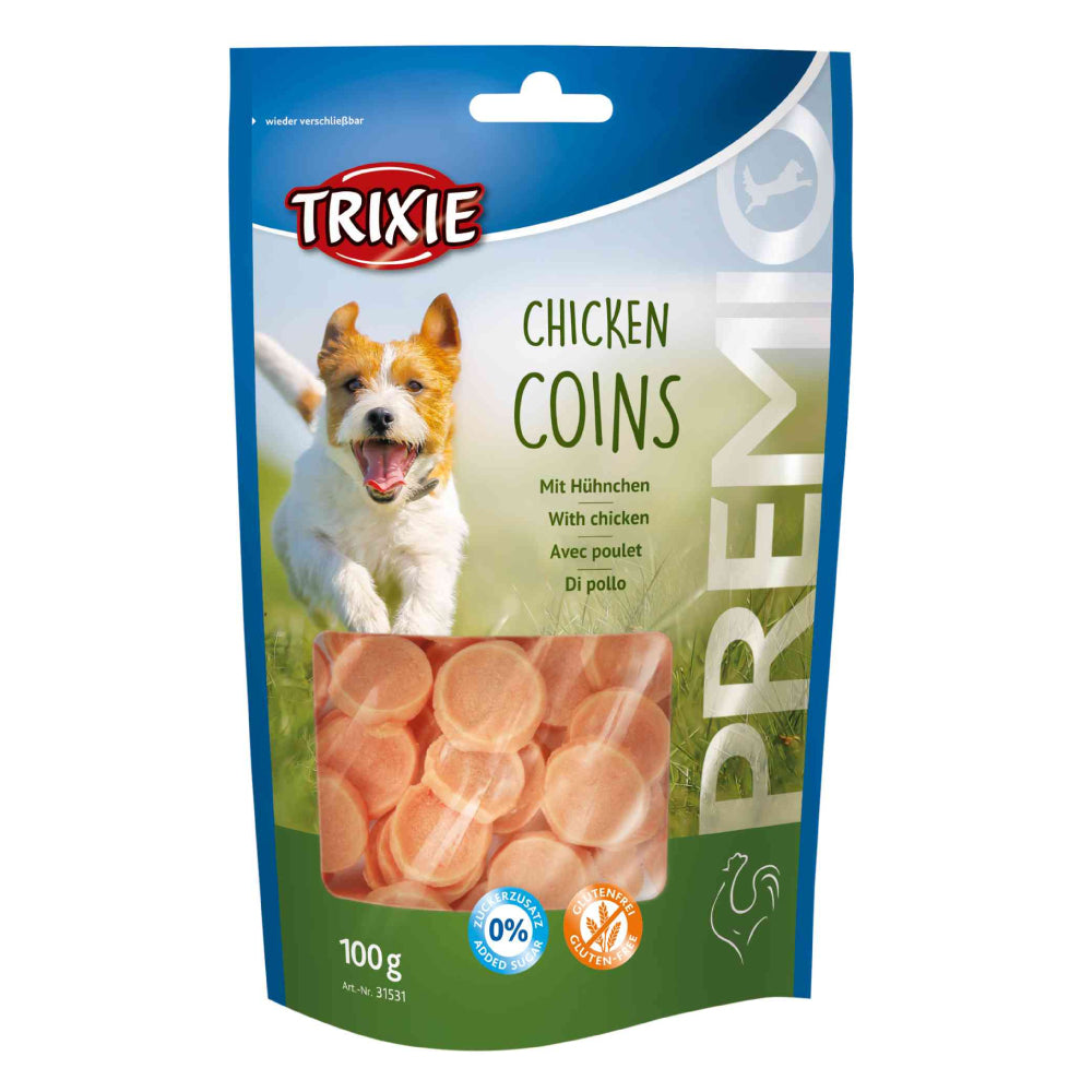 Premio Chicken Coins Dog Treats 100g