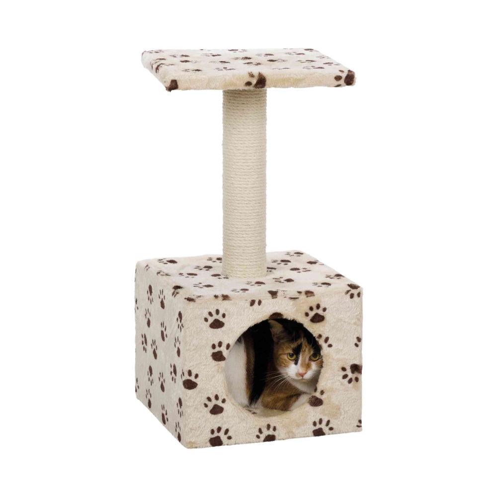 Zamora Scratch Post 61cm Beige with Paws