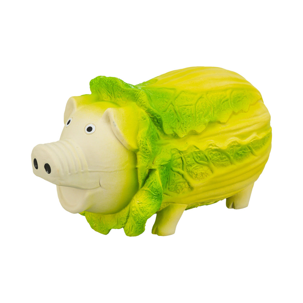 Cabbage Pig Dog Toy Latex 23cm