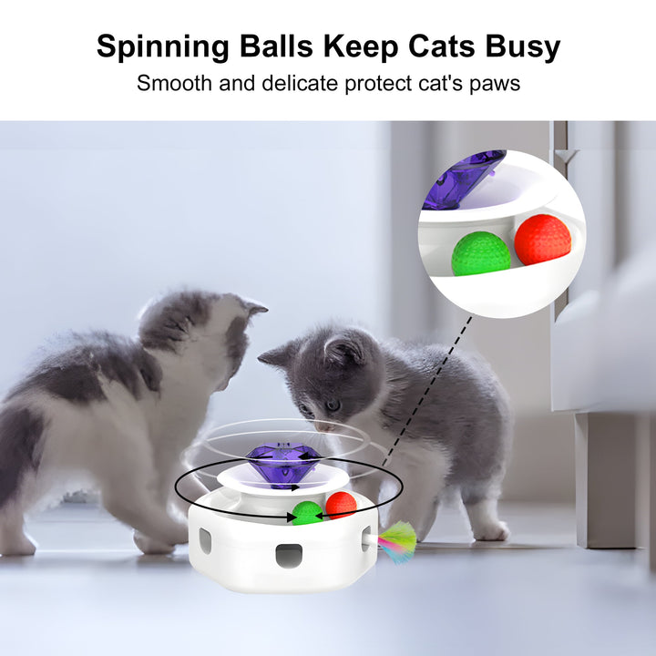PawGuard TY-827 cat toy rolling ball detail