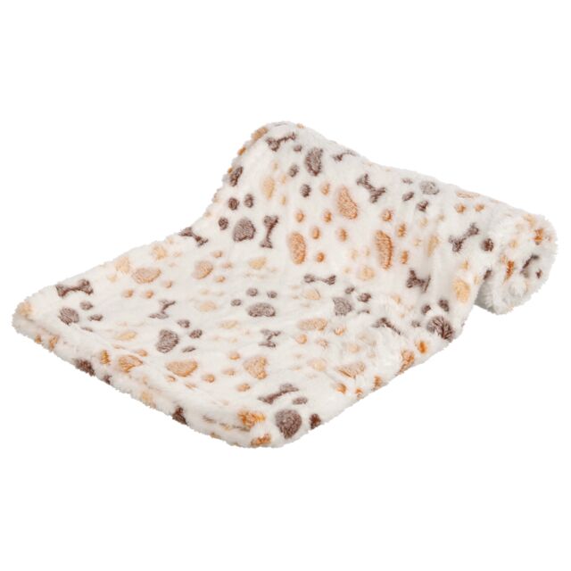 Lingo Plush Dog Blanket – Pawprint & Bones Design