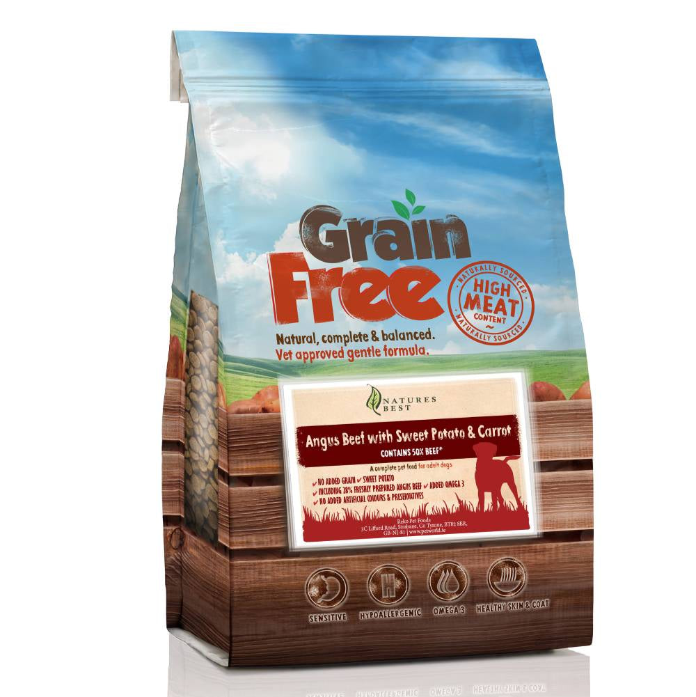 natures best angus beef dog food