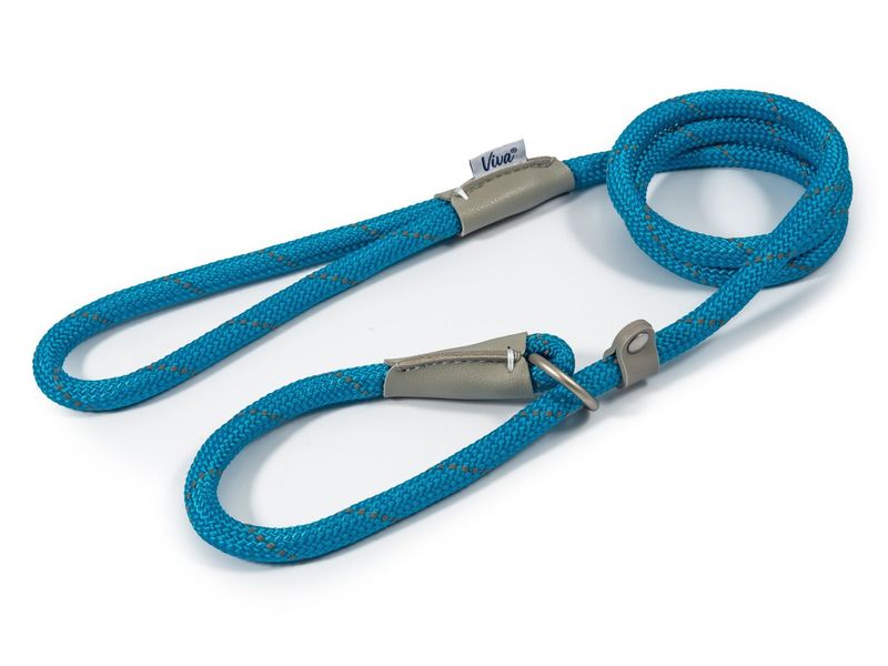 VIVA ROPE SLIP LEAD BLUE 10MM X1.2M