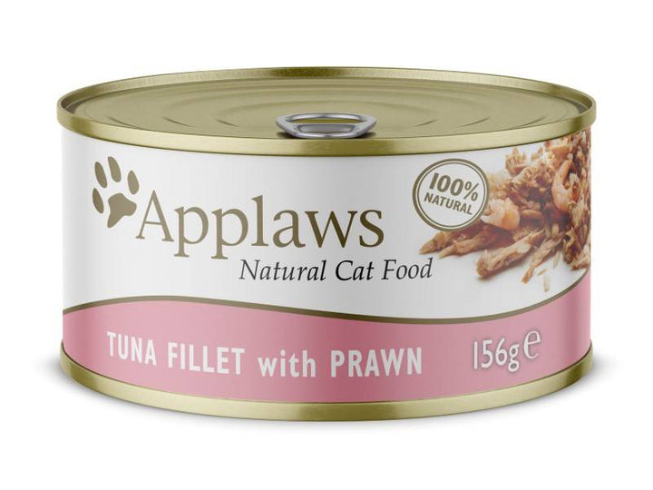 applaws cat food tuna and prawn 156g