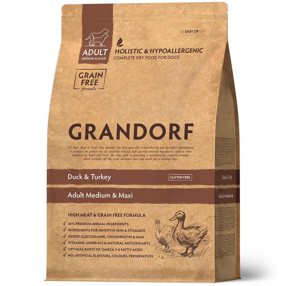 Grandorf Duck and Turkey for Adult Dogs