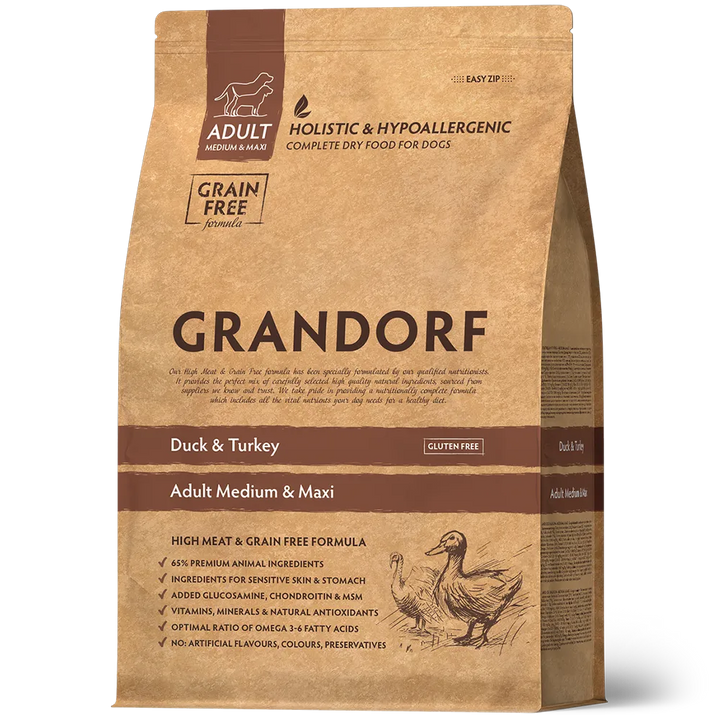 Grandorf Duck and Turkey for Adult Dogs
