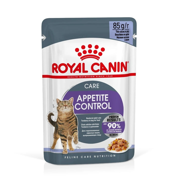 Royal Canin Appetite Control Wet Cat Food pouch for adult cats