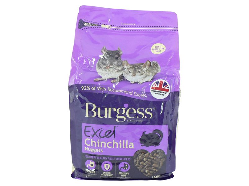 Burgess Excel Chinchilla 1.5Kg - PetWorld