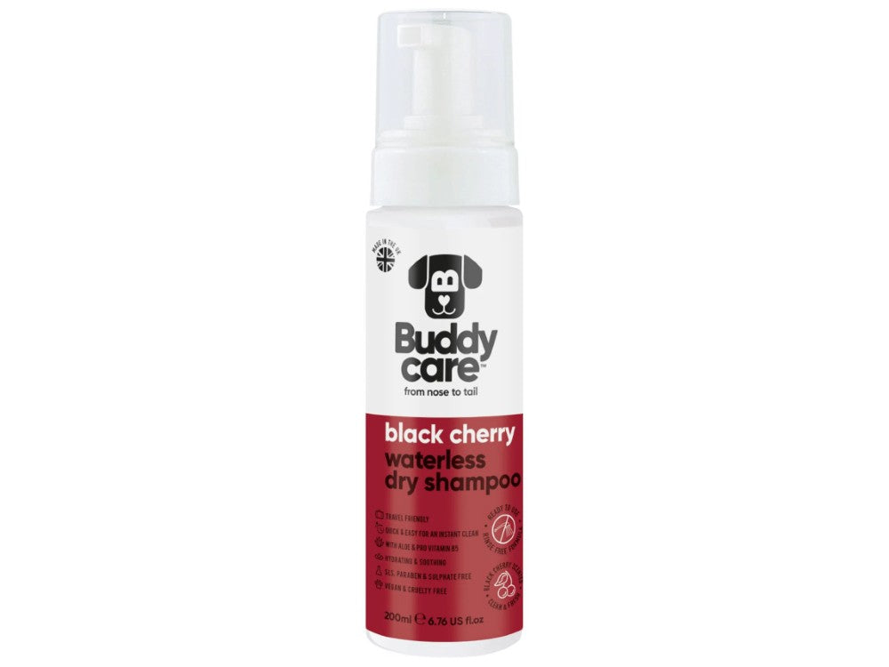 Buddycare 200ml Black Cherry Waterless Shampoo