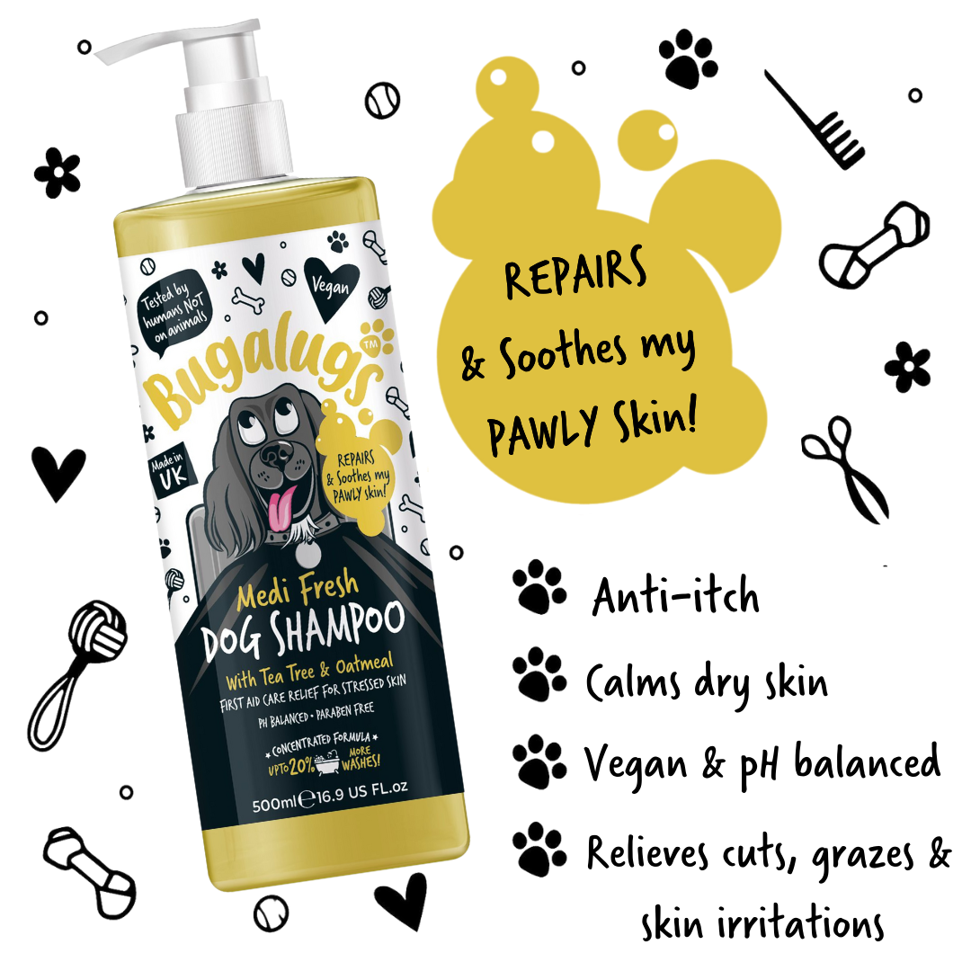 bugalugs medi fresh shampoo for dogs