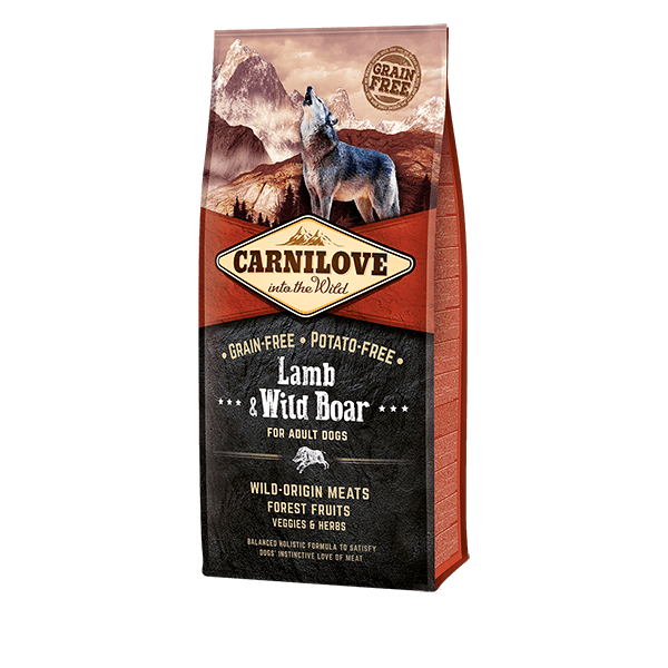 carnilove lamb wild boar adult dogs