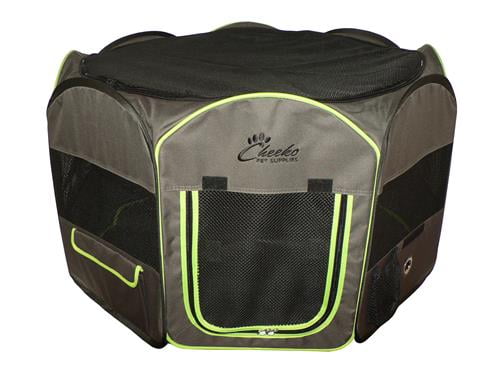 Cheeko Easy Up Fabric Dog Playpen - PetWorld
