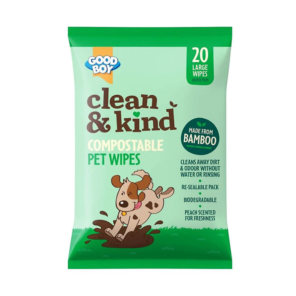 Bamboo pet wipes

