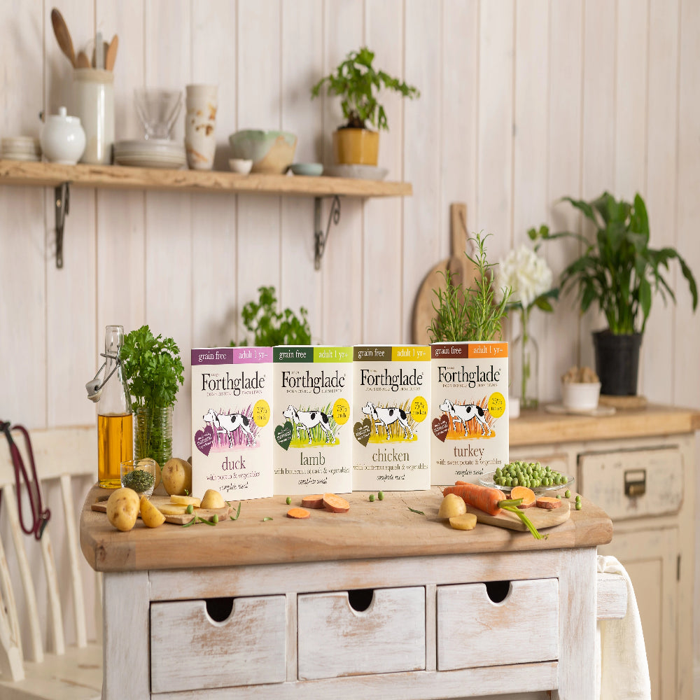 Grain-free dog food collection

