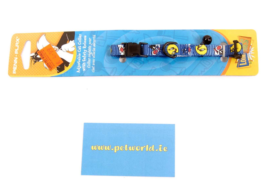 Penn-Plax Looney Tunes Adjustable Cat Collar - PetWorld