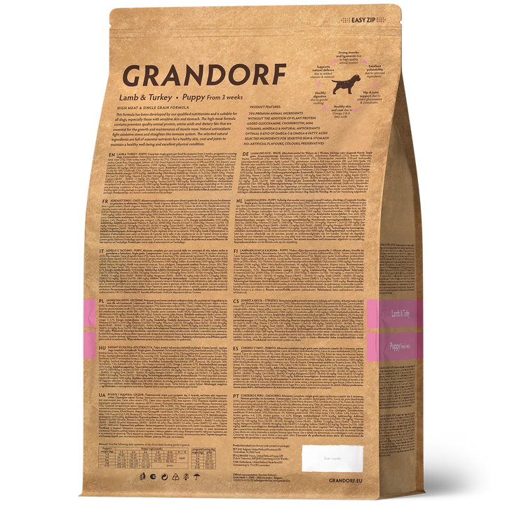 Grandorf Puppy Lamb and Turkey for All Breeds