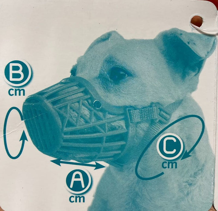 ferplast muzzle diagram