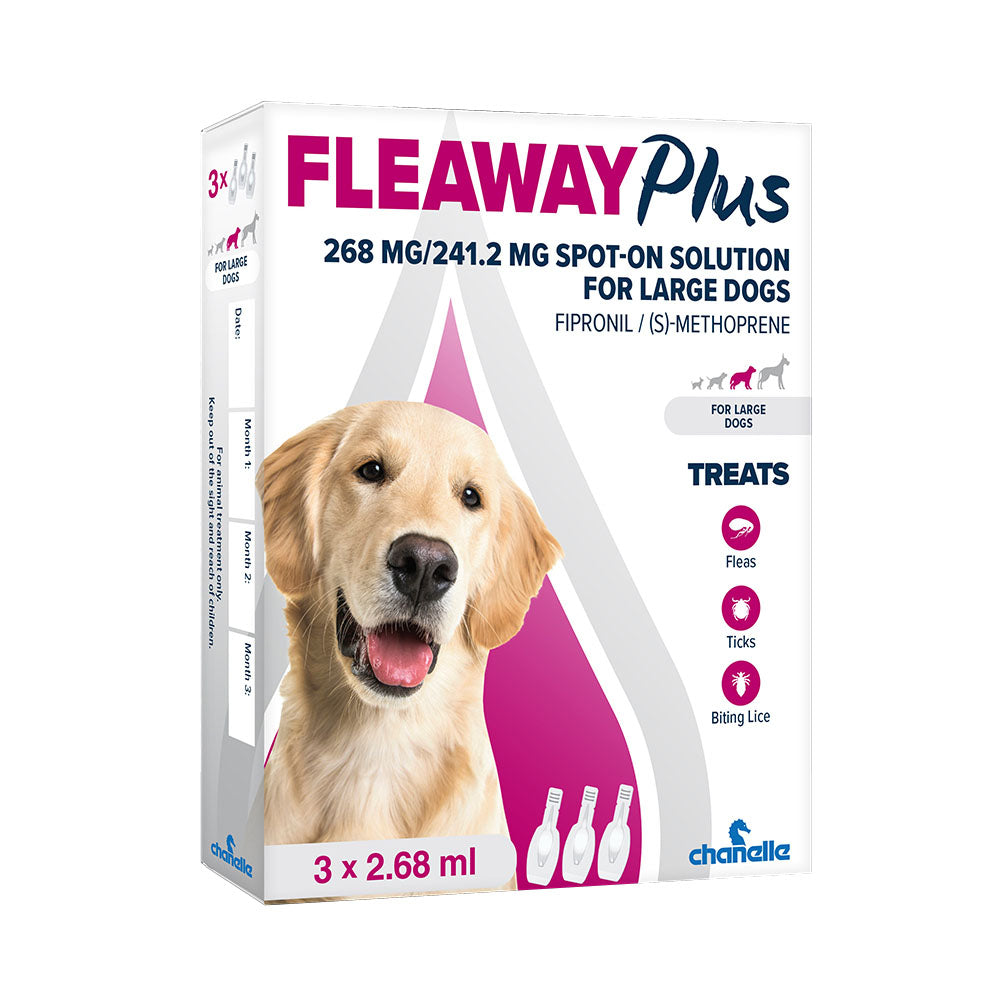 Fleaway Plus Flea Treatment for Large Dogs (20-40kg)