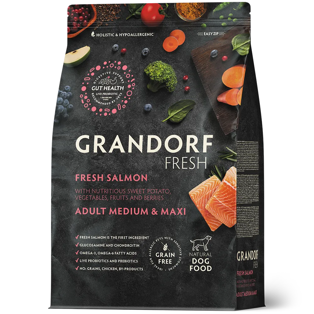 Grandorf Grain Free Salmon For Medium and Maxi Breeds
