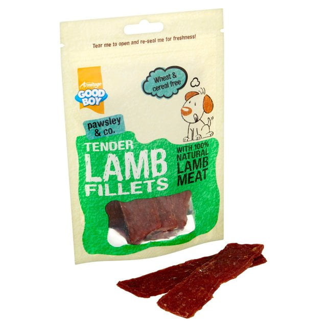 good boy tender lamb fillets dog treat